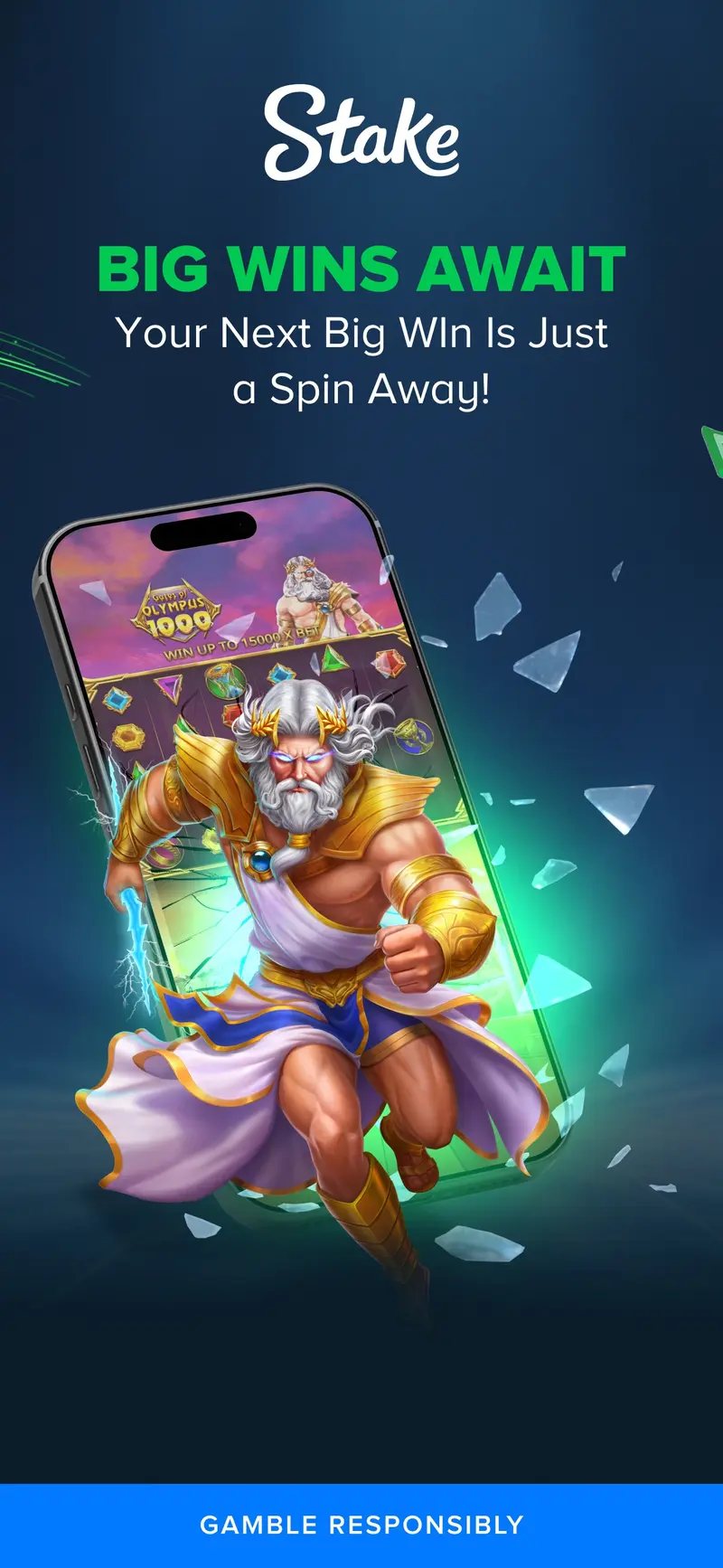 Stake app on a phone